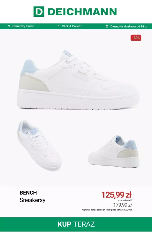 Deichmann - gazetka promocyjna Damskie obuwie na WYPRZEDAŻY   - strona 3