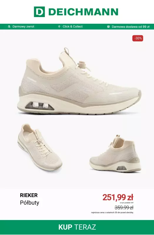 Deichmann - gazetka promocyjna Damskie obuwie na WYPRZEDAŻY od poniedziałku 12.05 do niedzieli 18.05 - strona 5