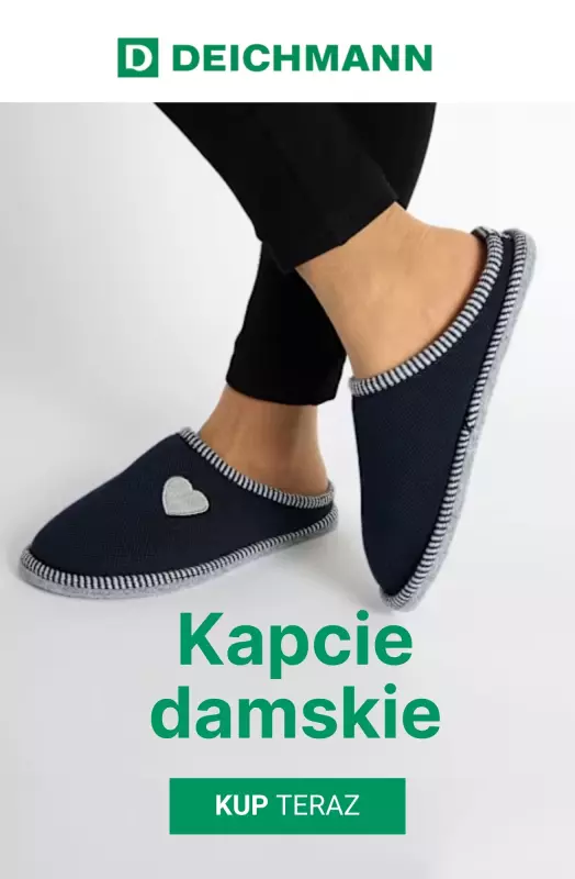 Deichmann - gazetka promocyjna Kapcie damskie od czwartku 15.05 do niedzieli 25.05
