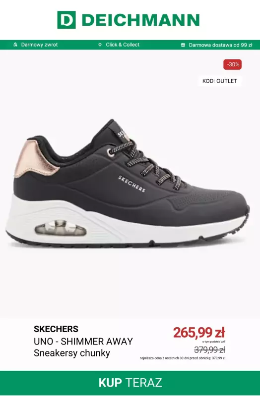 Deichmann - gazetka promocyjna -30% na ostatnie pary   - strona 2