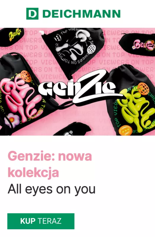 Deichmann - gazetka promocyjna Akcesoria Genzie od wtorku 20.05 do wtorku 27.05