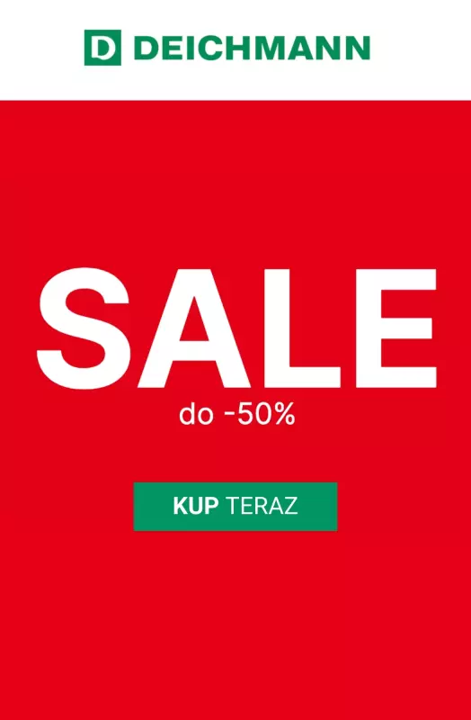Deichmann - gazetka promocyjna MID SEASON SALE DO -50%  