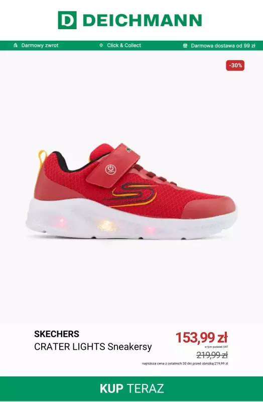 Deichmann - gazetka promocyjna Wyprzedaż: obuwie dziecięce   - strona 3