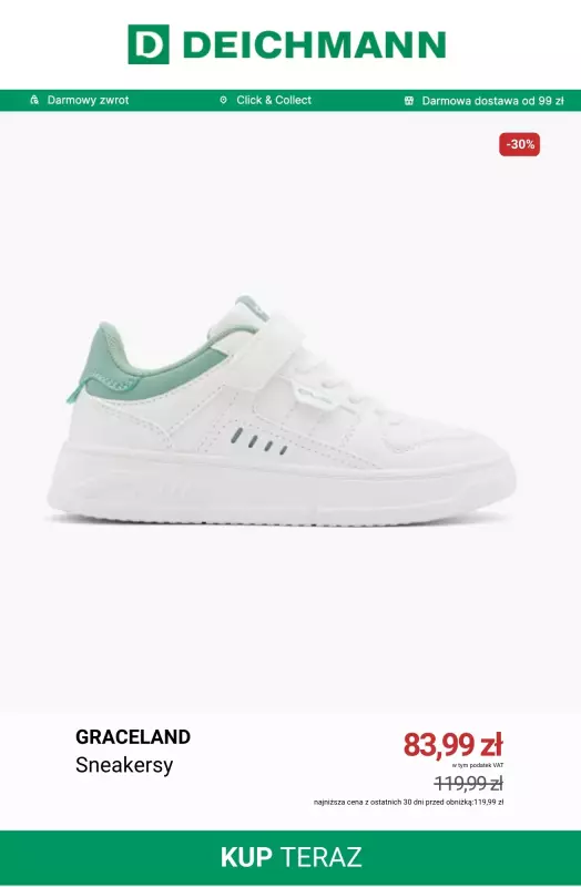 Deichmann - gazetka promocyjna Wyprzedaż: obuwie dziecięce od wtorku 27.05 do niedzieli 01.06 - strona 9