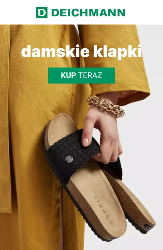 Deichmann - gazetka promocyjna Klapki damskie na lato od poniedziałku 02.06 do poniedziałku 09.06