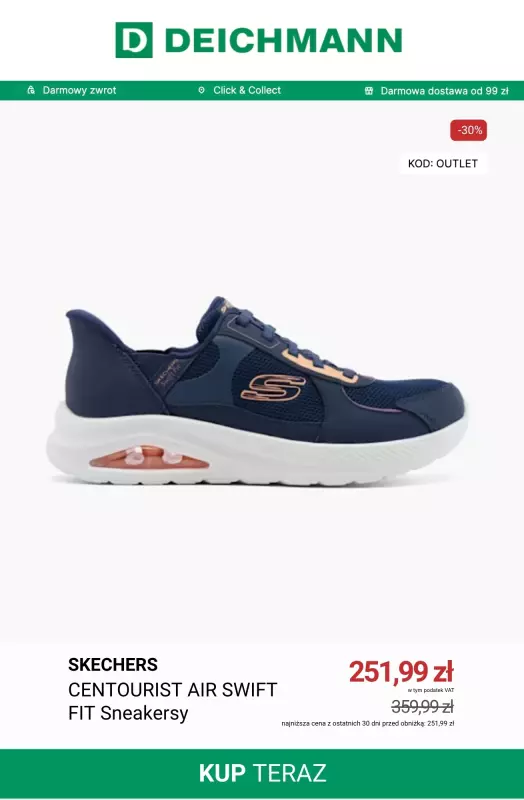 Deichmann - gazetka promocyjna -30% na ostatnie pary OUTLET od piątku 06.06 do niedzieli 15.06 - strona 2