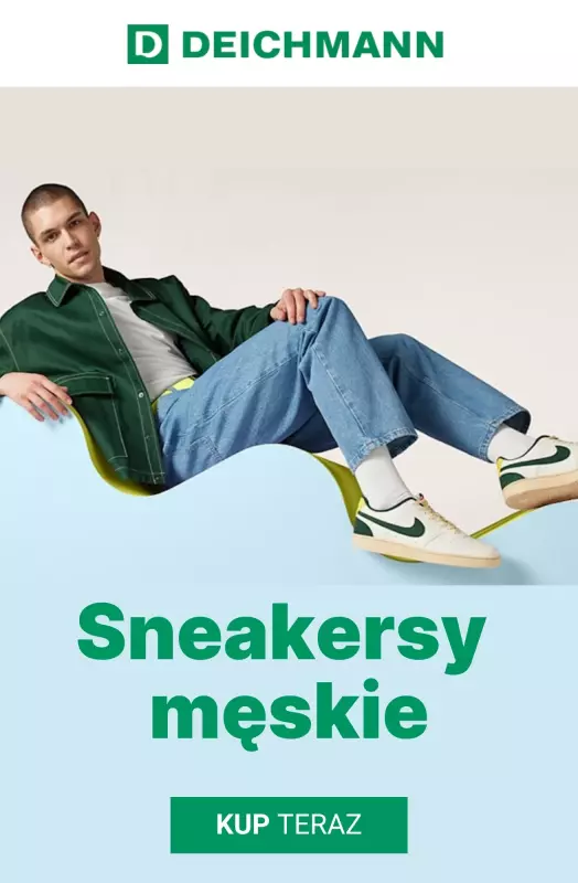 Deichmann - gazetka promocyjna Męskie sneakersy od poniedziałku 09.06 do wtorku 17.06
