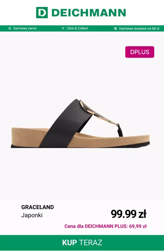 Deichmann - gazetka promocyjna -30% na sandały i klapki dla klientów Deichmann PLUS od czwartku 12.06 do środy 18.06 - strona 11