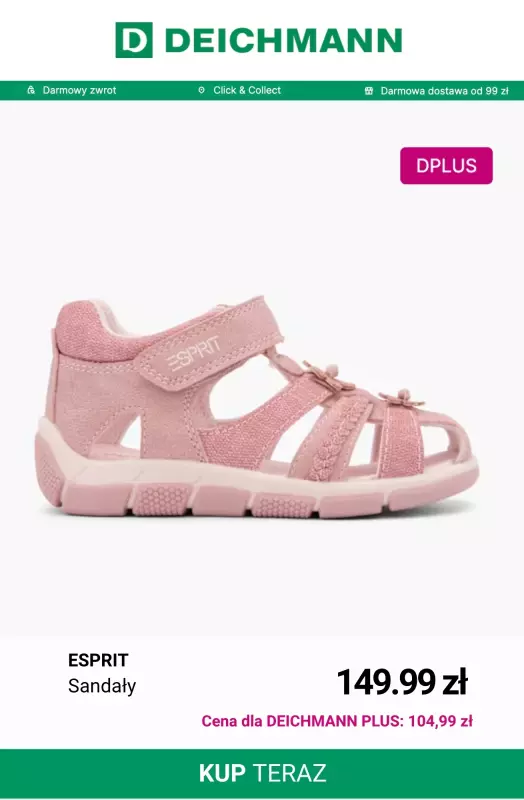 Deichmann - gazetka promocyjna Sandały dla dzieci PROMOCJA   - strona 3