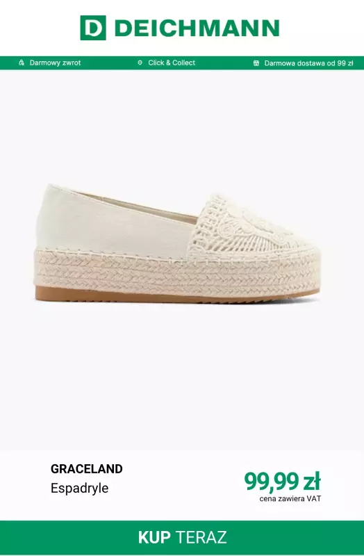 Deichmann - gazetka promocyjna Espadryle damskie   - strona 3