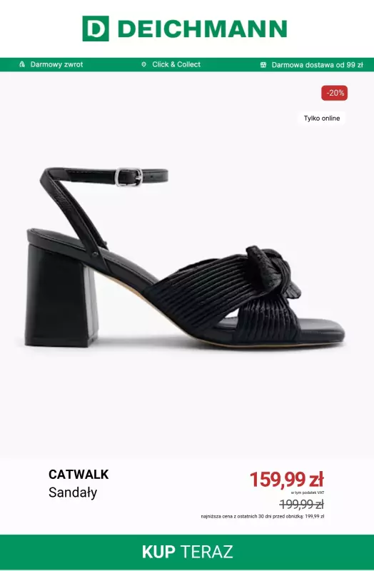 Deichmann - gazetka promocyjna Dodatkowe -10% na wyprzedaż dla klubowiczów   - strona 3