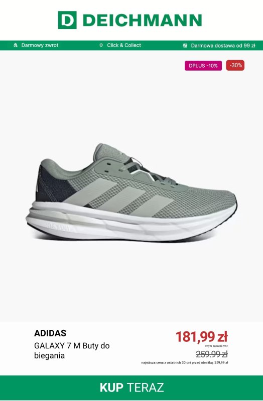 Deichmann - gazetka promocyjna Wyprzedaż: obuwie męskie od czwartku 26.06 do środy 02.07 - strona 9