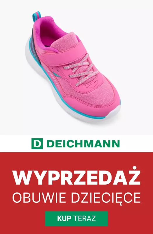 Deichmann - gazetka promocyjna Wyprzedaż: obuwie dziecięce od piątku 27.06 do środy 02.07