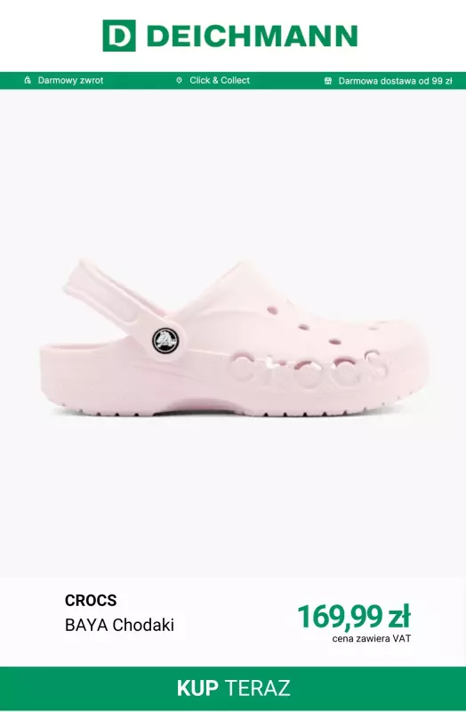 Deichmann - gazetka promocyjna Strefa marki CROCS od poniedziałku 30.06 do wtorku 08.07 - strona 4