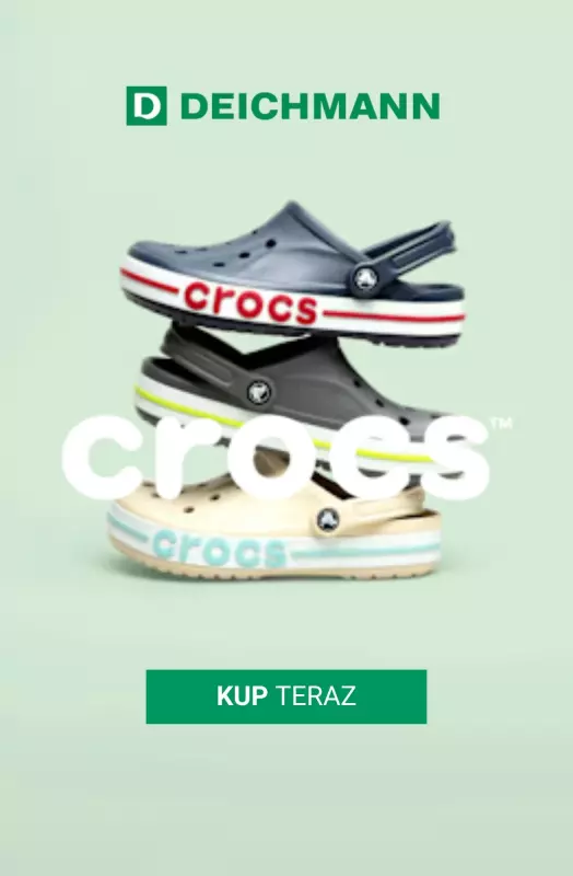 Deichmann - gazetka promocyjna Strefa marki CROCS od poniedziałku 30.06 do wtorku 08.07
