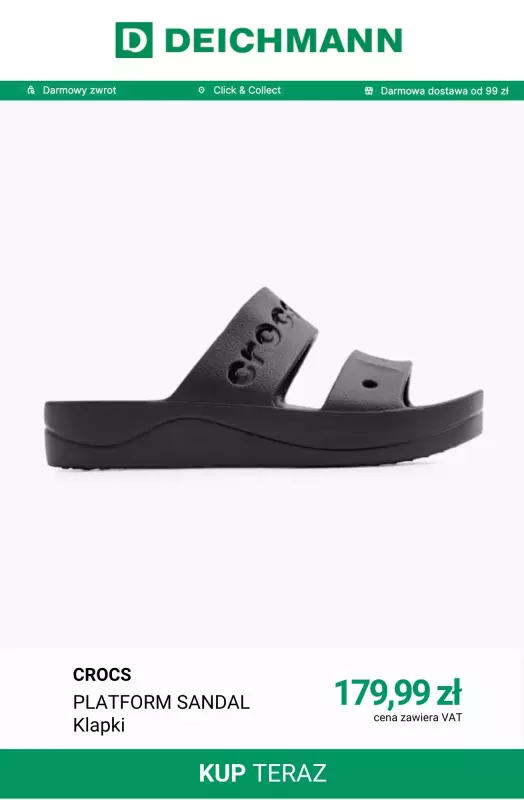 Deichmann - gazetka promocyjna Strefa marki CROCS od poniedziałku 30.06 do wtorku 08.07 - strona 8