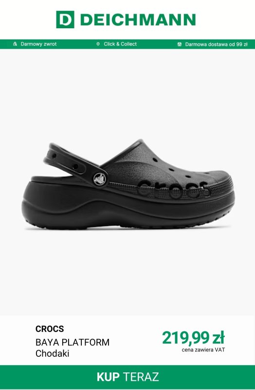 Deichmann - gazetka promocyjna Strefa marki CROCS od poniedziałku 30.06 do wtorku 08.07 - strona 2