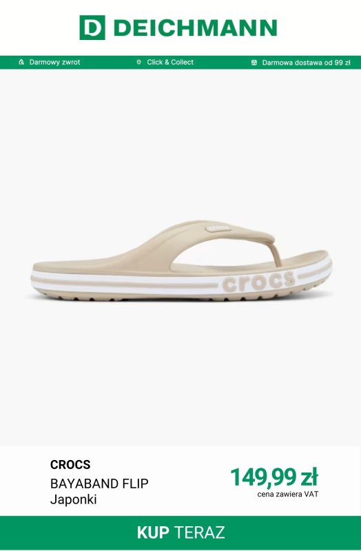 Deichmann - gazetka promocyjna Strefa marki CROCS od poniedziałku 30.06 do wtorku 08.07 - strona 7