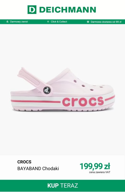Deichmann - gazetka promocyjna Strefa marki CROCS od poniedziałku 30.06 do wtorku 08.07 - strona 3