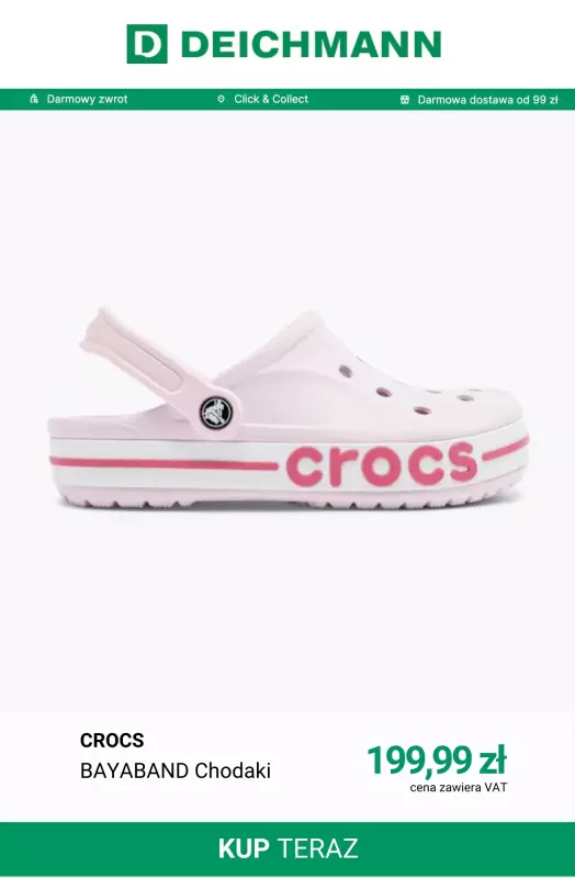 Deichmann - gazetka promocyjna Strefa marki CROCS   - strona 3