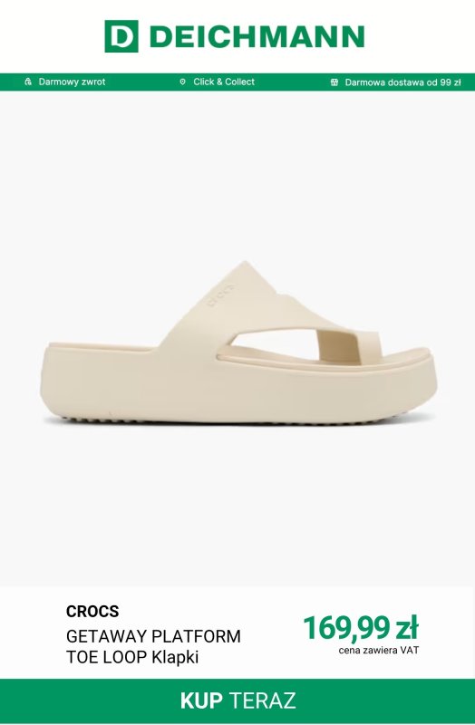 Deichmann - gazetka promocyjna Strefa marki CROCS od poniedziałku 30.06 do wtorku 08.07 - strona 9