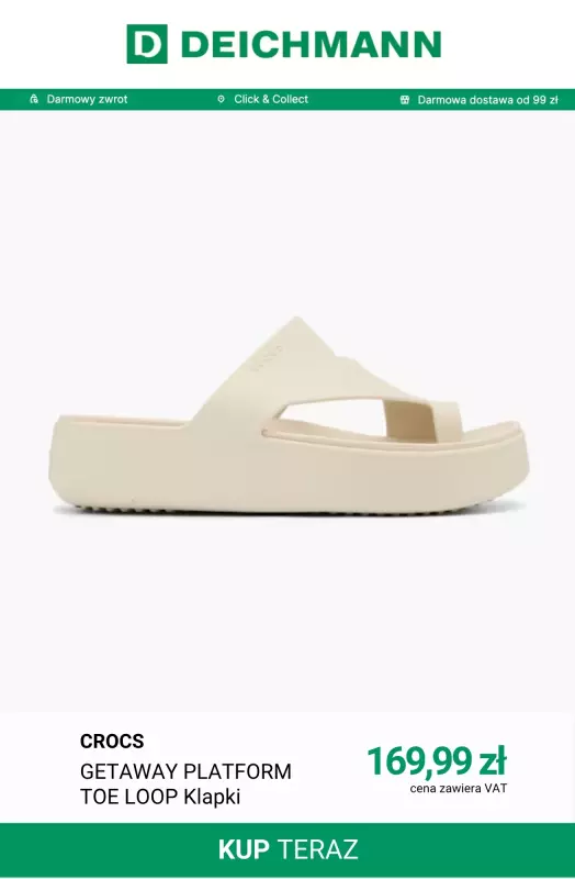 Deichmann - gazetka promocyjna Strefa marki CROCS od poniedziałku 30.06 do wtorku 08.07 - strona 9