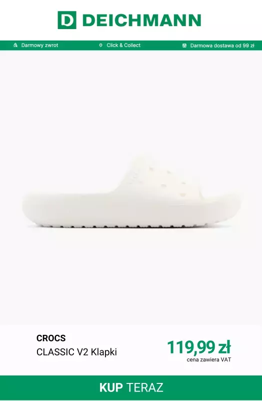 Deichmann - gazetka promocyjna Strefa marki CROCS od poniedziałku 30.06 do wtorku 08.07 - strona 5