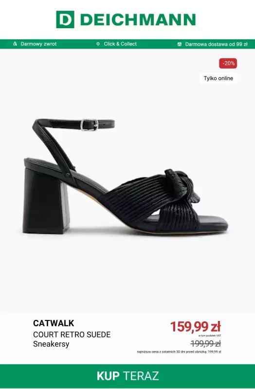 Deichmann - gazetka promocyjna Wyprzedaż: obuwie damskie od środy 02.07 do wtorku 08.07 - strona 5