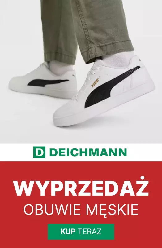 Deichmann - gazetka promocyjna Wyprzedaż: obuwie męskie od poniedziałku 07.07 do poniedziałku 14.07