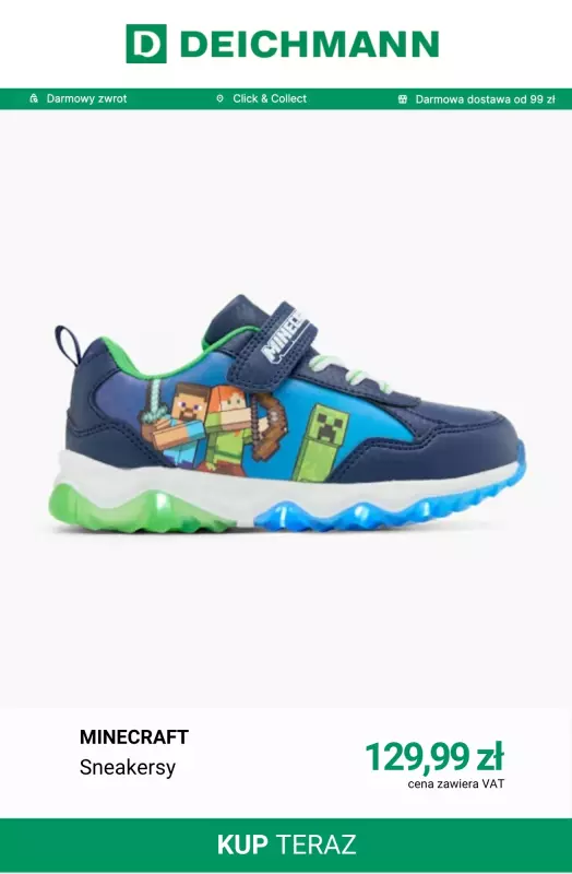 Deichmann - gazetka promocyjna Buty z światełkiem dla dzieci   - strona 3