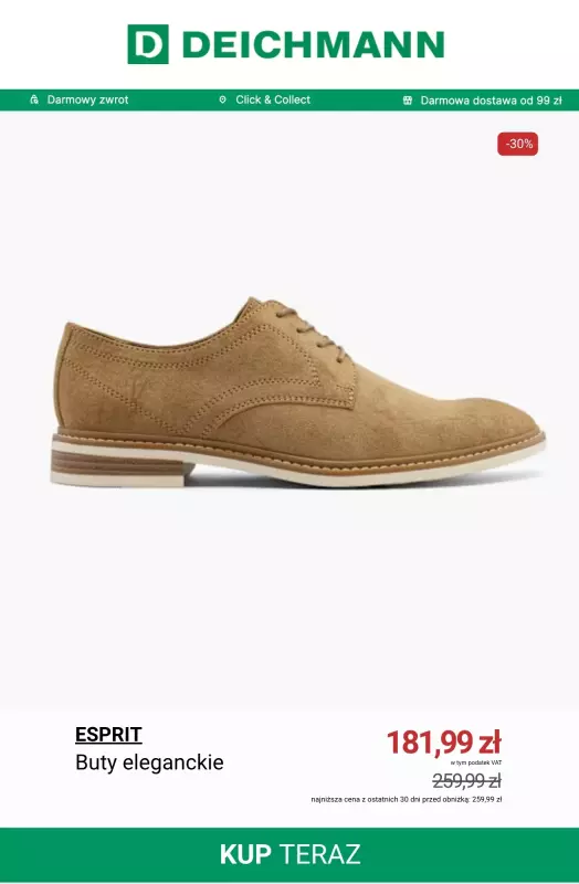 Deichmann - gazetka promocyjna Jeszcze więcej produktów SALE   - strona 3