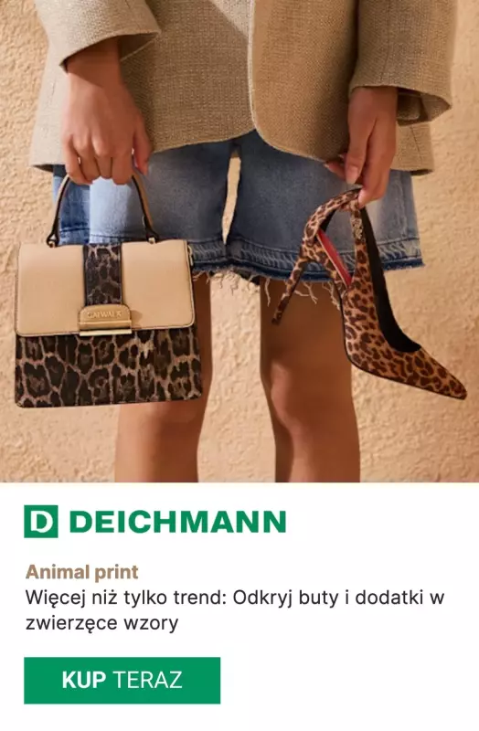 Deichmann - gazetka promocyjna Animal print od piątku 18.07 do środy 23.07