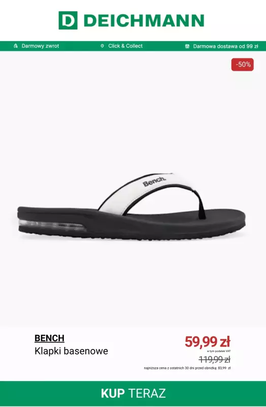 Deichmann - gazetka promocyjna Klapki męskie   - strona 3