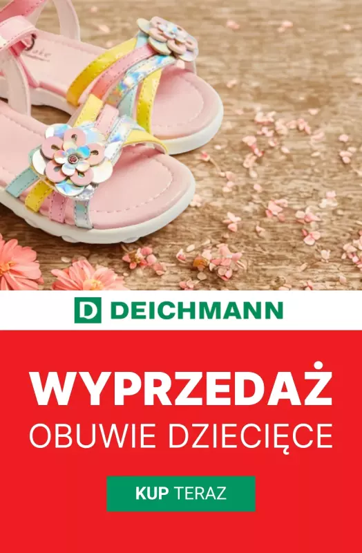 Deichmann - gazetka promocyjna SALE obuwie dziecięce od środy 23.07 do środy 30.07