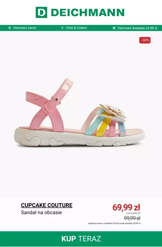 Deichmann - gazetka promocyjna SALE obuwie dziecięce od środy 23.07 do środy 30.07 - strona 3