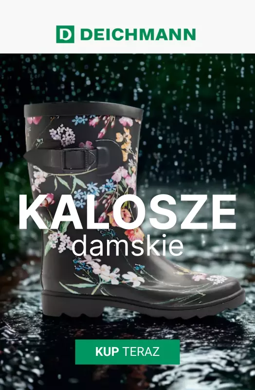 Deichmann - gazetka promocyjna Kalosze damskie od piątku 25.07 do czwartku 31.07