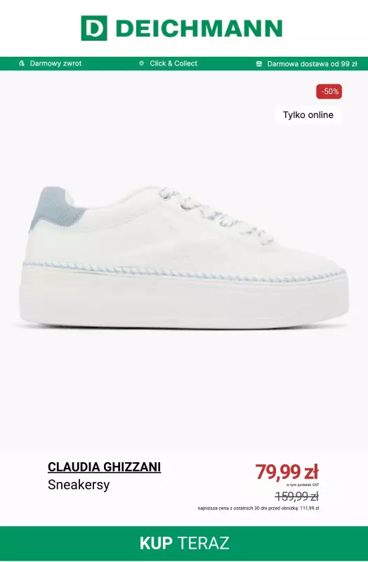 Deichmann - gazetka promocyjna SALE: obuwie damskie od wtorku 05.08 do poniedziałku 11.08 - strona 10