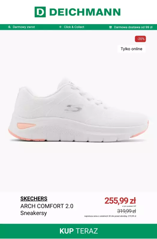 Deichmann - gazetka promocyjna SALE: obuwie damskie od wtorku 05.08 do poniedziałku 11.08 - strona 4