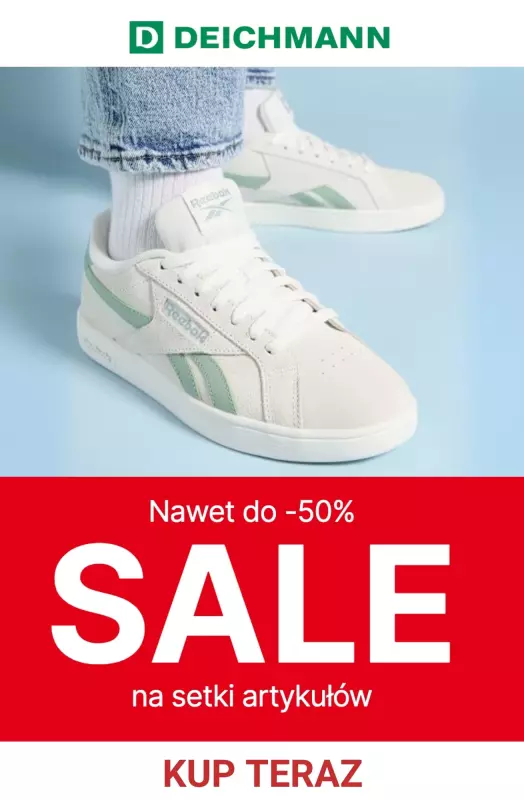Deichmann - gazetka promocyjna SALE: obuwie damskie  