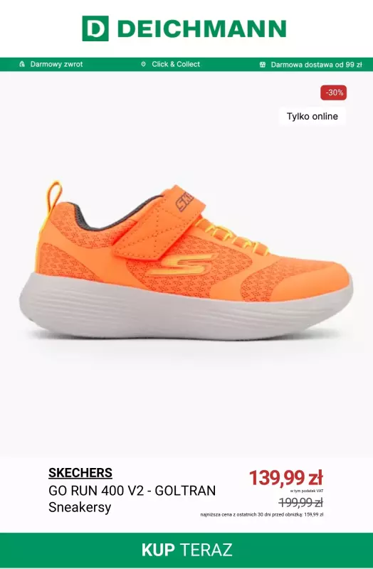 Deichmann - gazetka promocyjna SALE: obuwie dziecięce od środy 06.08 do wtorku 12.08 - strona 7