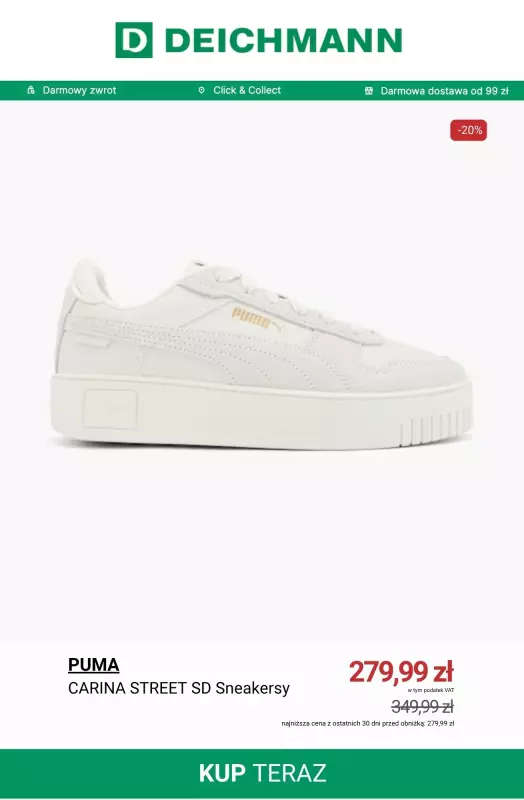 Deichmann - gazetka promocyjna Sneakersy Puma w supercenach   - strona 2