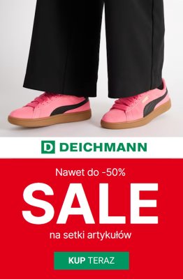Deichmann - gazetka promocyjna Ostatnie dni SALE nawet do -50% od piątku 08.08 do niedzieli 10.08