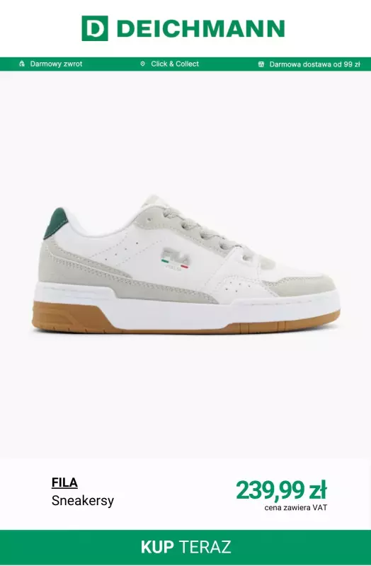 Deichmann - gazetka promocyjna Nowa kolekcja retro Fila od poniedziałku 11.08  - strona 4