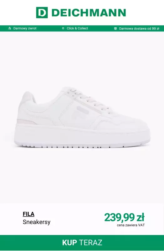 Deichmann - gazetka promocyjna Nowa kolekcja retro Fila   - strona 2