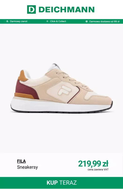 Deichmann - gazetka promocyjna Nowa kolekcja retro Fila   - strona 3