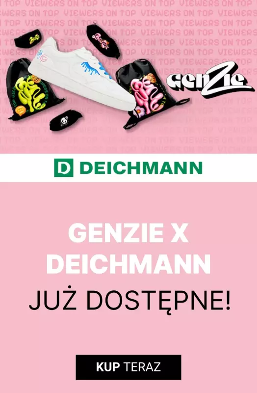 Deichmann - gazetka promocyjna Genzie x Deichmann od piątku 22.08 