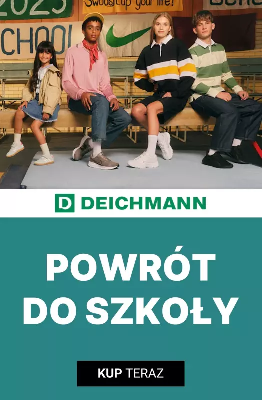 Deichmann - gazetka promocyjna Sneakersy do szkoły od czwartku 28.08 