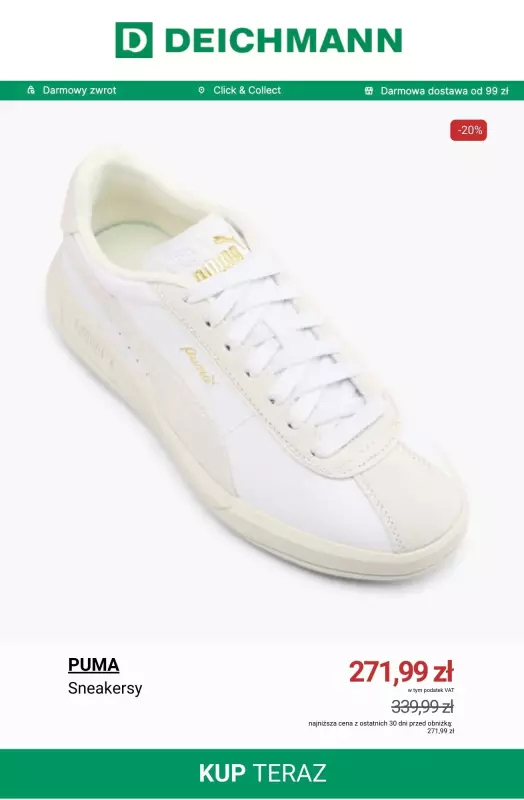 Deichmann - gazetka promocyjna Sneakersy Puma w niskich cenach od środy 03.09  - strona 4