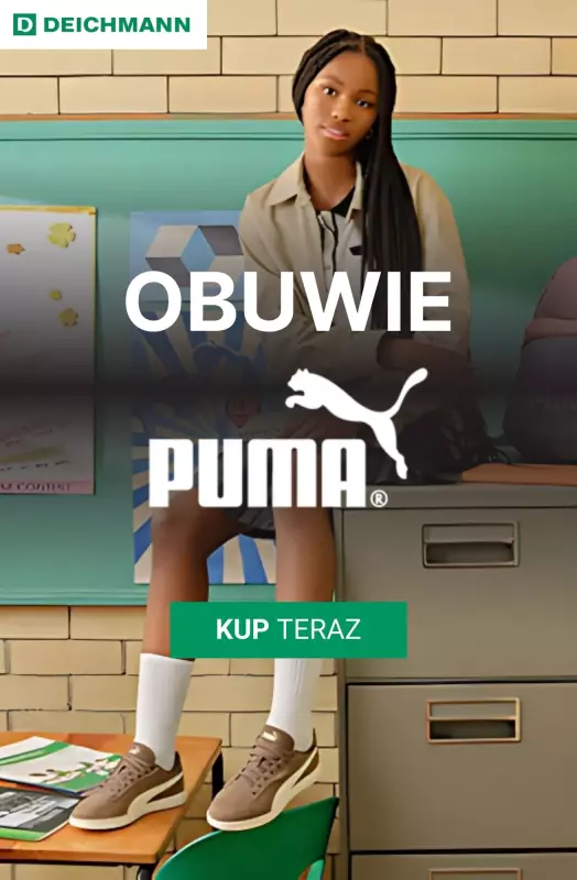 Deichmann - gazetka promocyjna Sneakersy Puma w niskich cenach od środy 03.09 