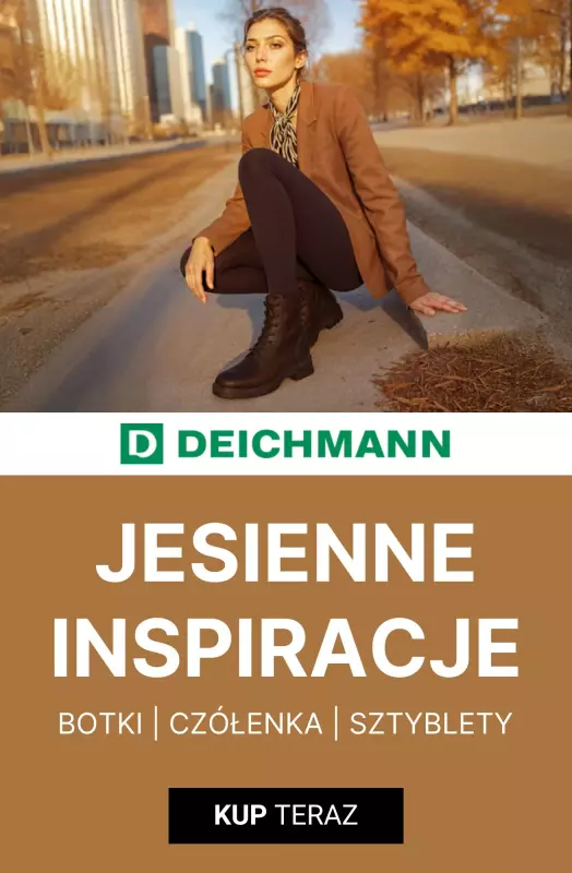 Deichmann - gazetka promocyjna Jesienne inspiracje od piątku 12.09 